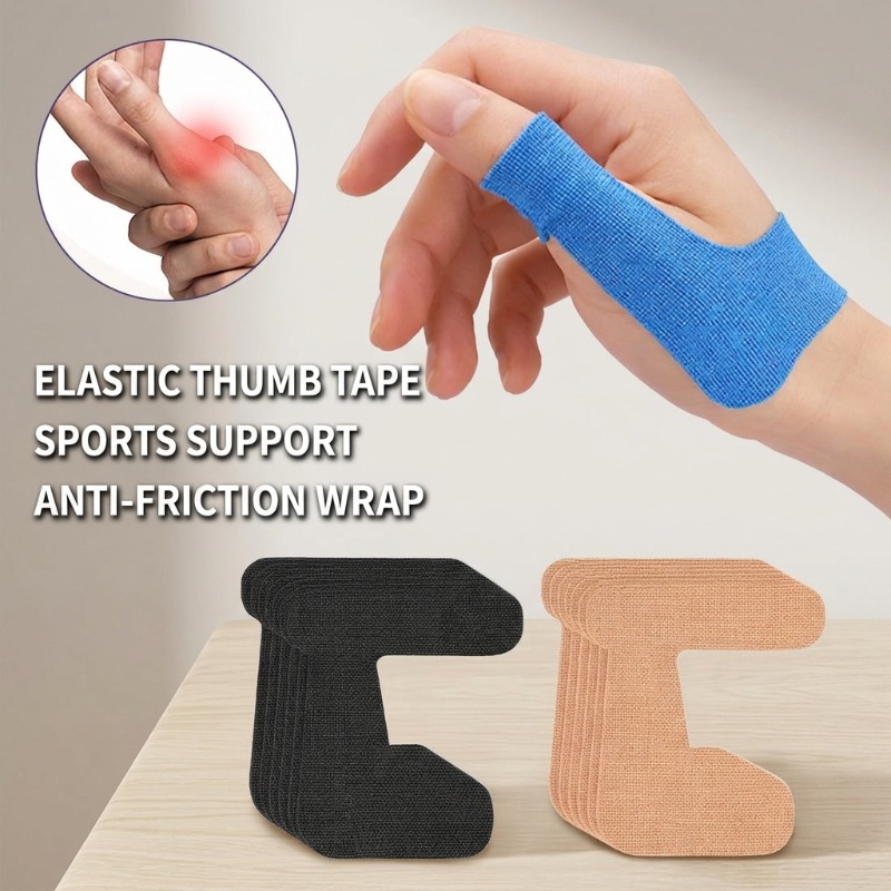 Sports Taping Precut - Nastro Elastico Pretagliato per Pollice, Benda