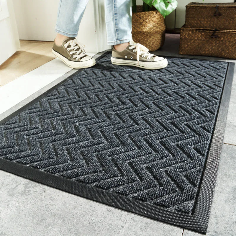 Bamboo Bath Mat - Zerbino antiscivolo impermeabile antipolvere tappeto da