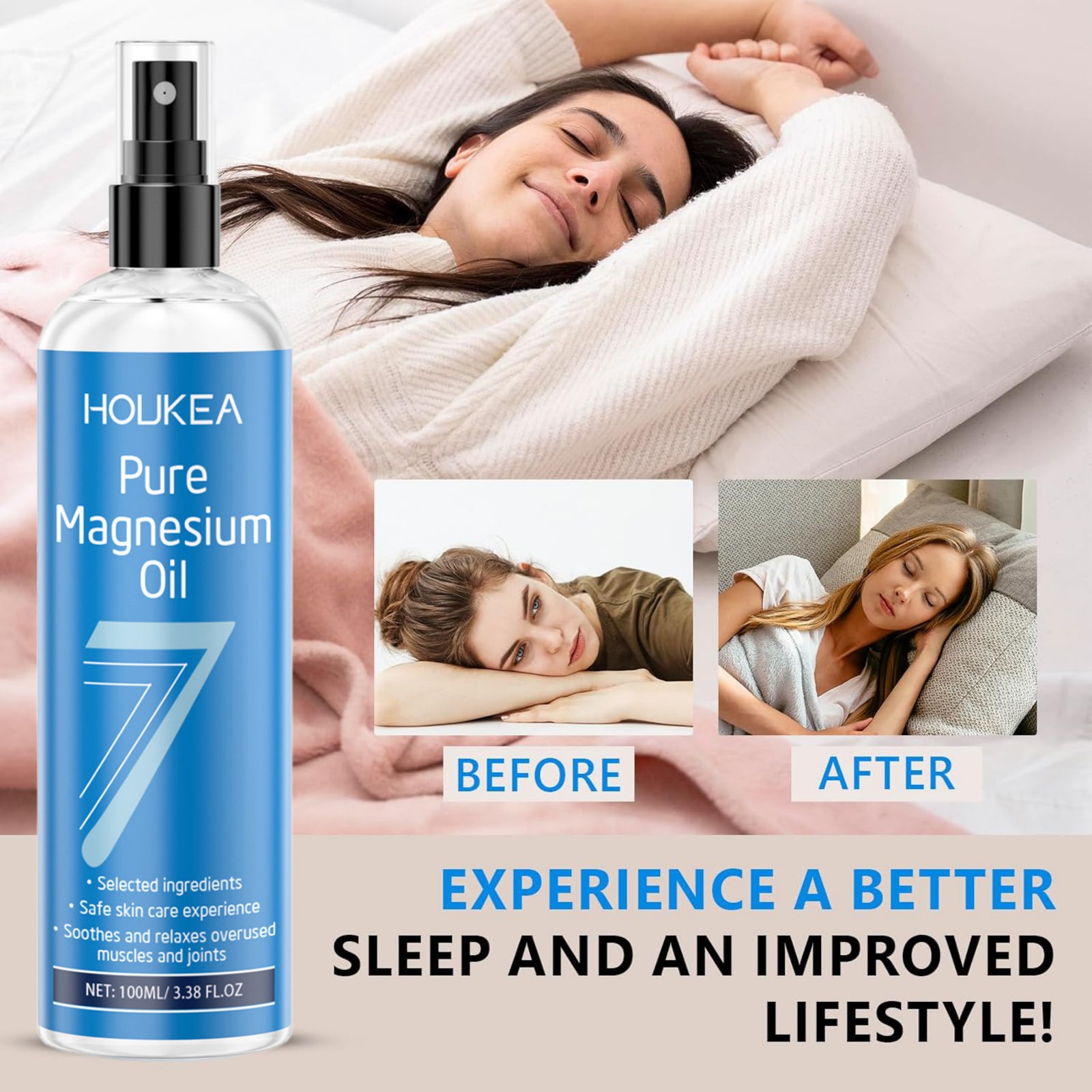 Olio di Magnesio Puro Spray 10 - Bath Salts Magnesium recensione e prezzo